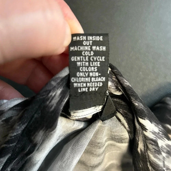 Alfani Women’s XL Popover Top V Neck Stretch 3/4 Sleeve Business Casual Slinky - Picture 10 of 11